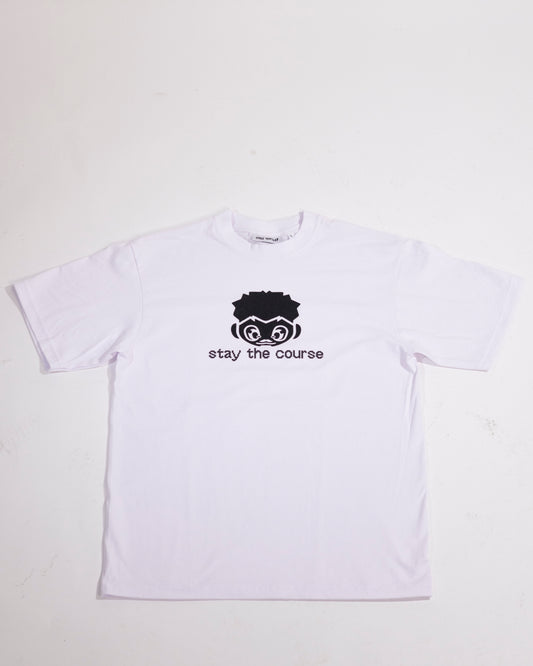 Stay The Course Tee White